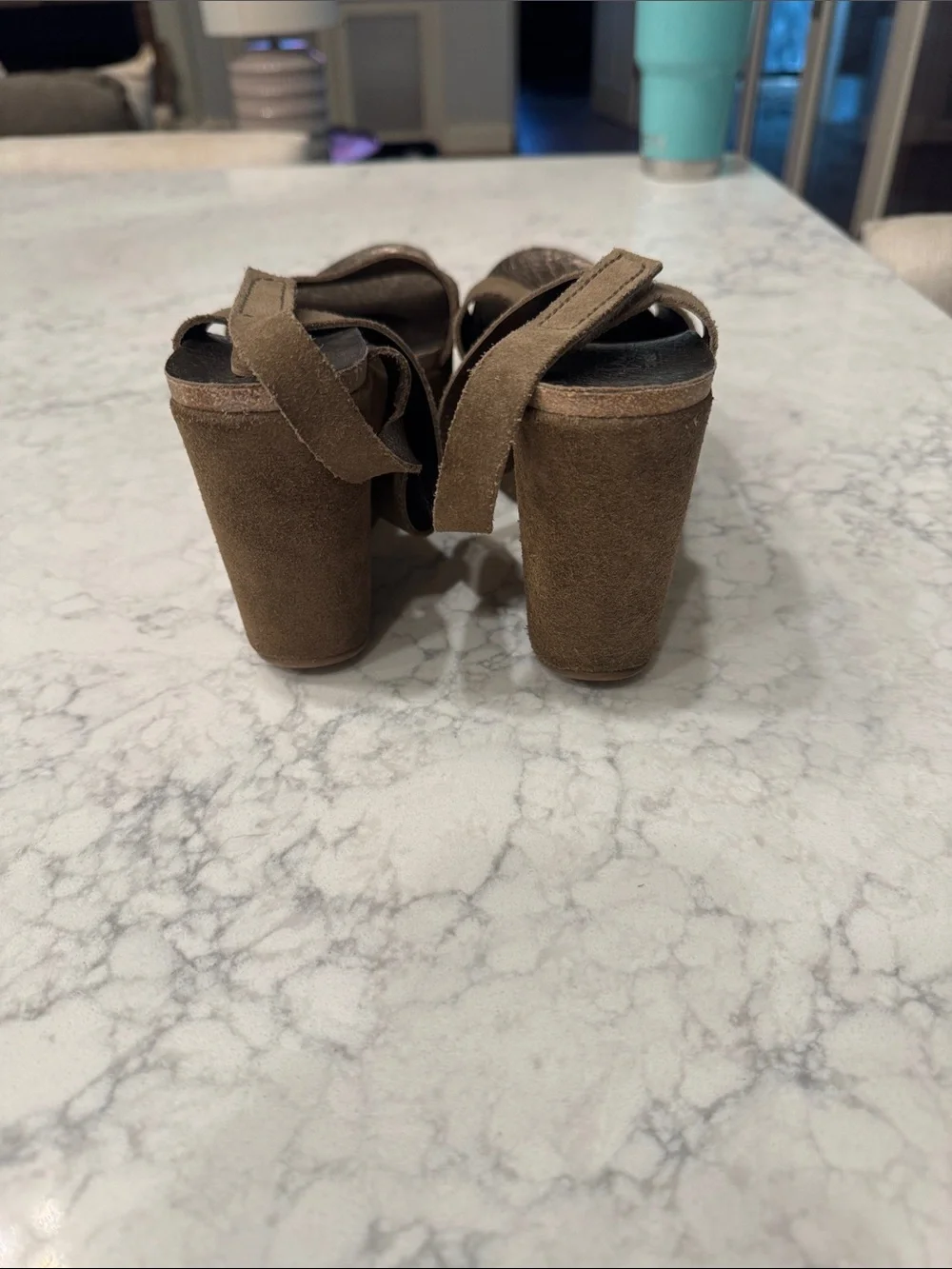 Pedro Garcia suede wedges in GUC